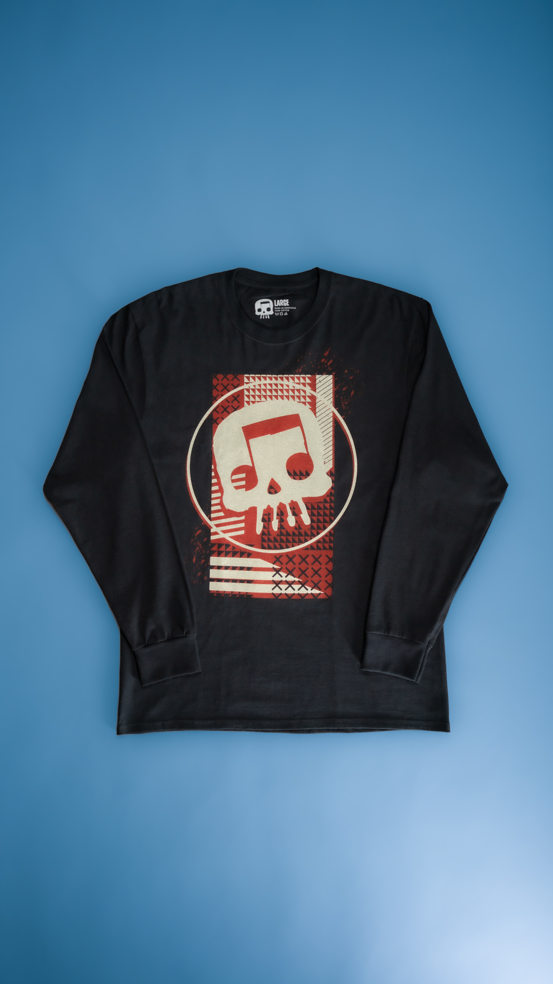 JT Music Skull Long Sleeve Tee
