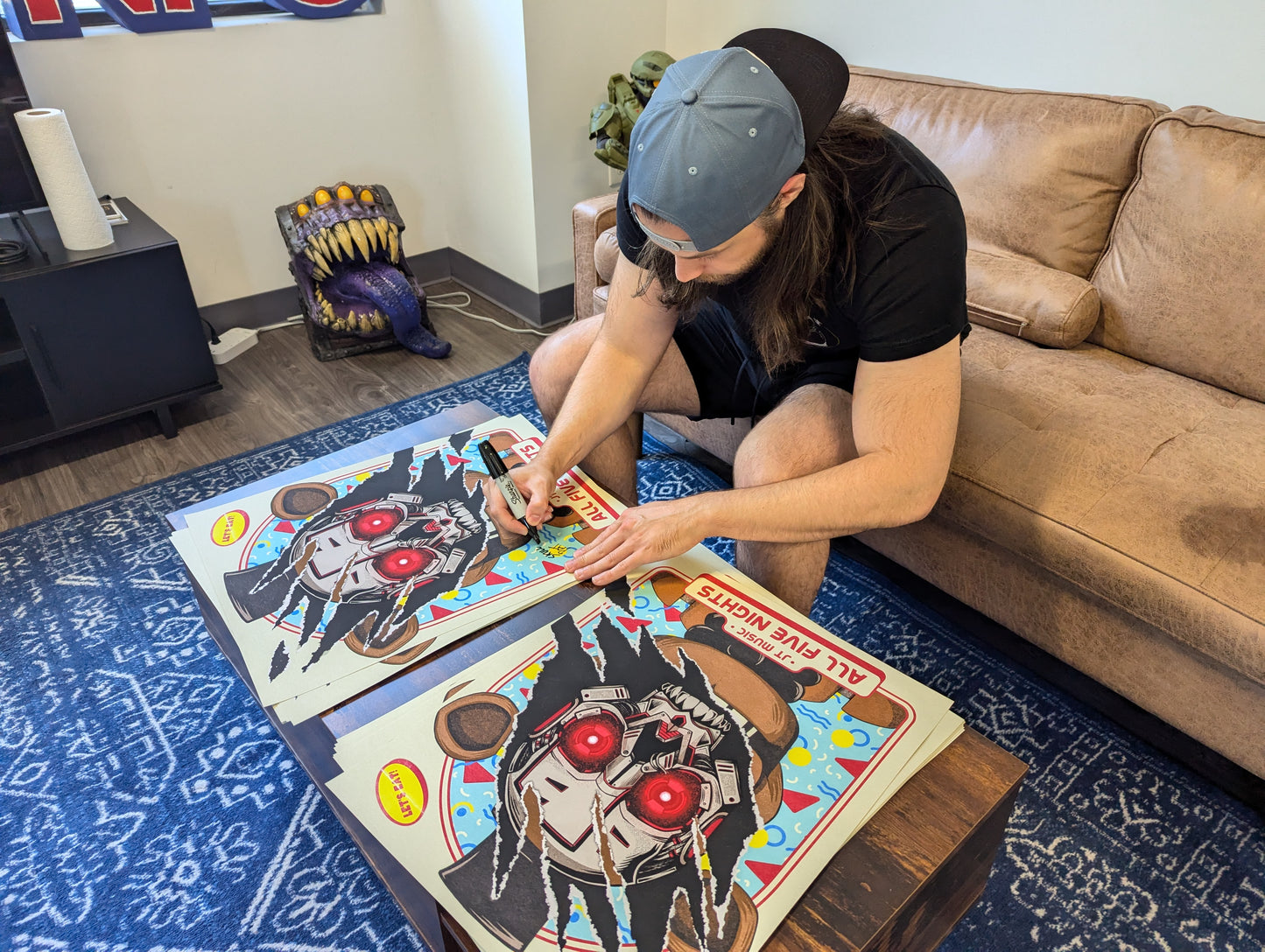 All Five Nights Poster (SIGNED)