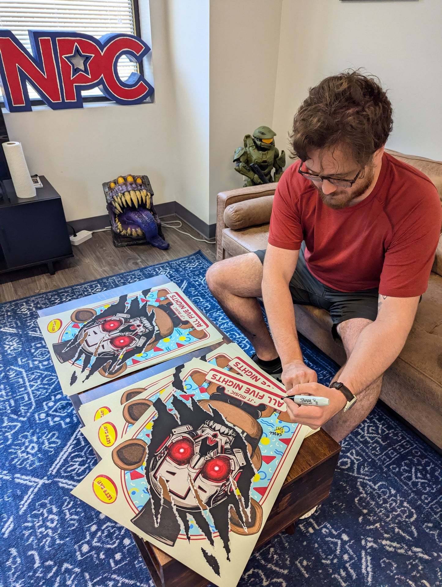 All Five Nights Poster (SIGNED)