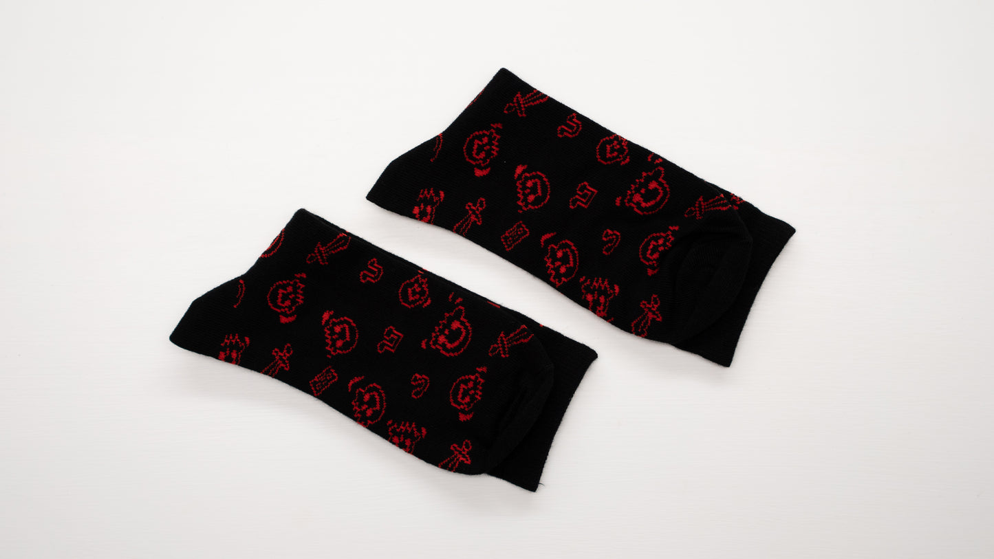 JT Music Skull Socks