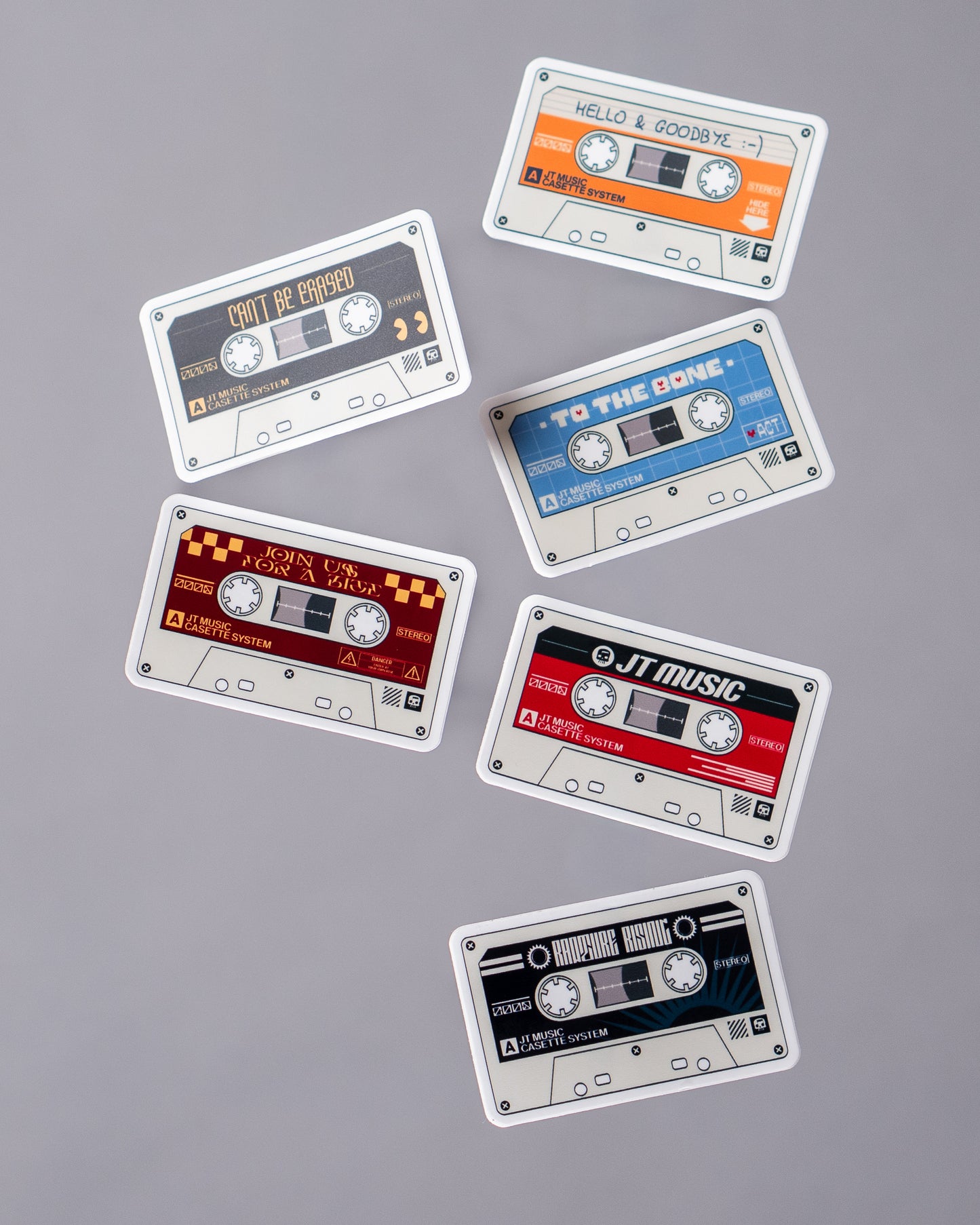 JT Music Cassette Sticker Pack