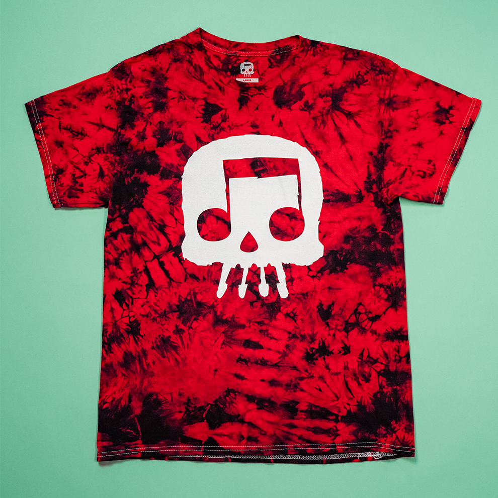 JT Music Tie-Dye Logo Tee (Red) – JT Music Merch